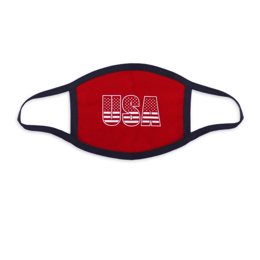 🇱🇷Red “USA” Patriotic Mask🇱🇷